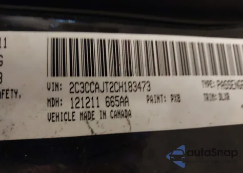 2012 Chrysler 300 S V8 z USA, uszkodzony, nr VIN 2C3CCAJT2CH183473